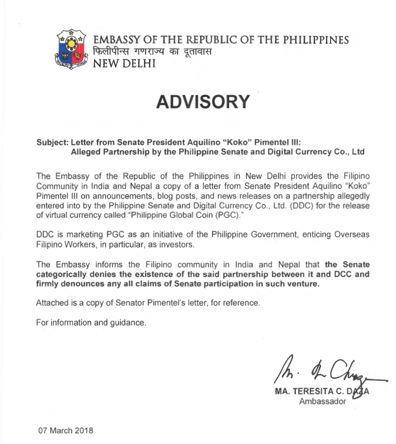 03 Letter from Senate President Koko Pimentel III