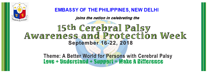 15th CEREBRAL PALSY AWARENESS AND PROTECTION WEEK