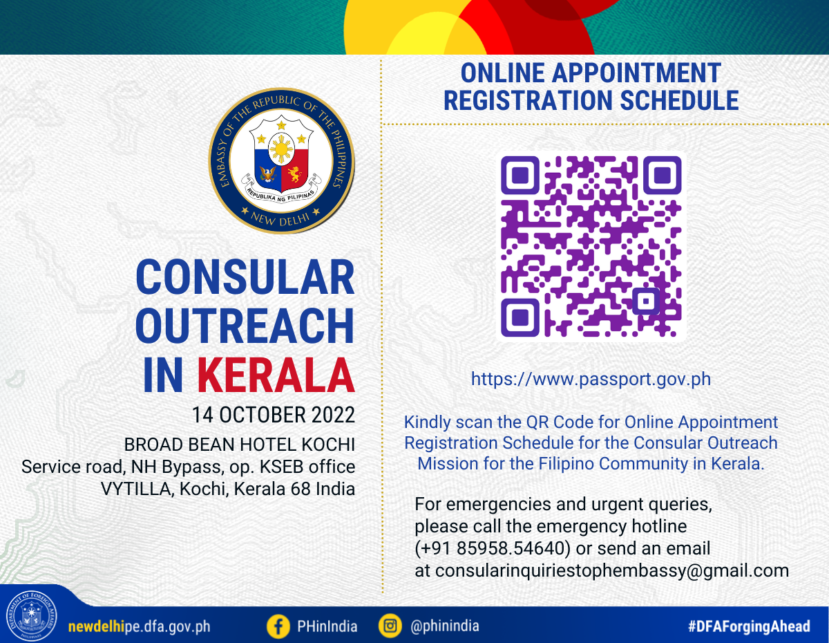 Advisory for Consular Outreach in Kerala