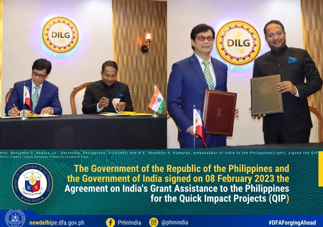 Press Release PH India signing of QIP