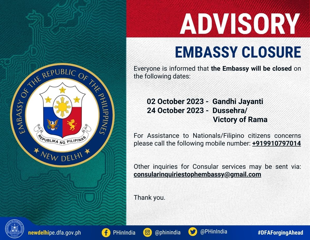 October Advisory