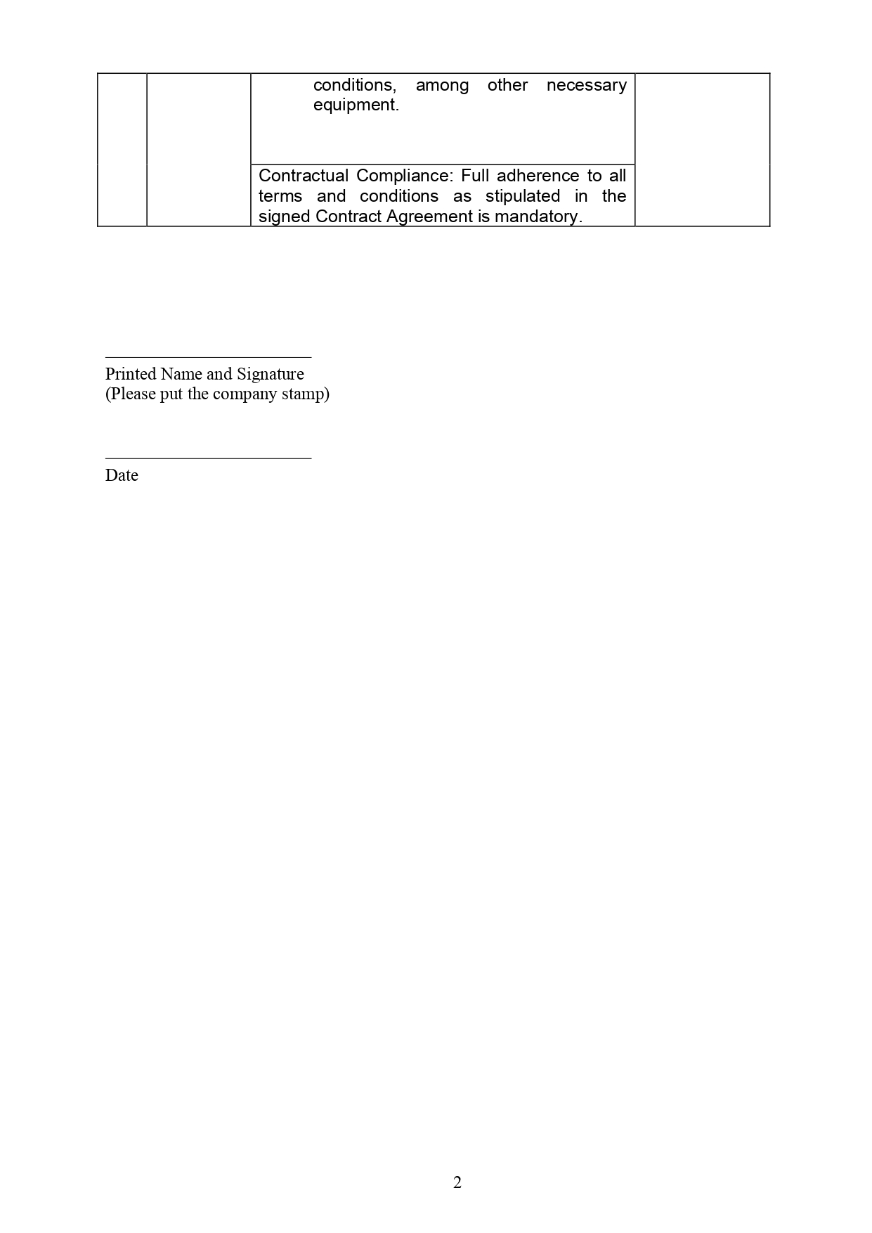Annex A B and C To be Accomplished by the Bidder re Annual Security Service page 0002