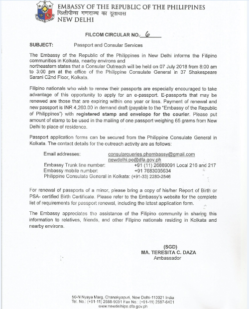 FILCOM CIRCULAR NO. 6 REVISED FINAL