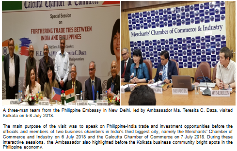 NDPE ECONOMIC DIPLOMACY ACTIVITIES IN KOLKATA 6 8 JULY 2018 1