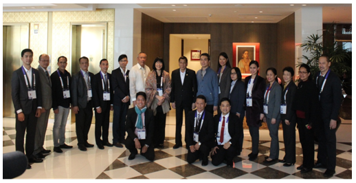 PRRD WITH EMBASSY OFFICER AND STAFF