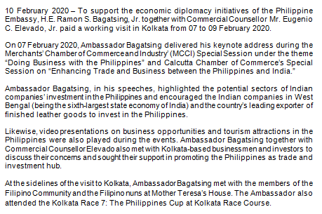 write up Philippine Ambassador H.E. Ramon S